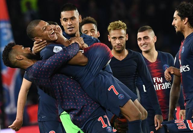  巴黎圣日耳曼憾平里昂，联赛连胜遭终结  