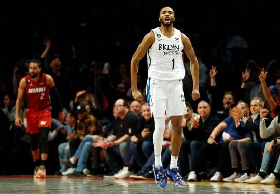  布里奇斯高效表现领跑全队，篮网主场力克猛龙